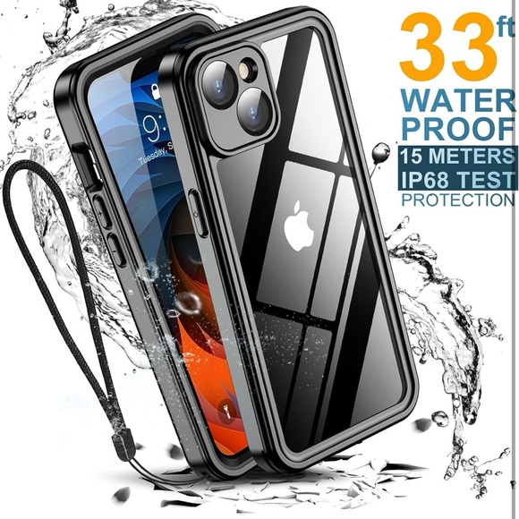 Temdan for iPhone 14 Case Waterproof,Built-in 9H Tempered Glass Screen Protector - Picture 4 of 10